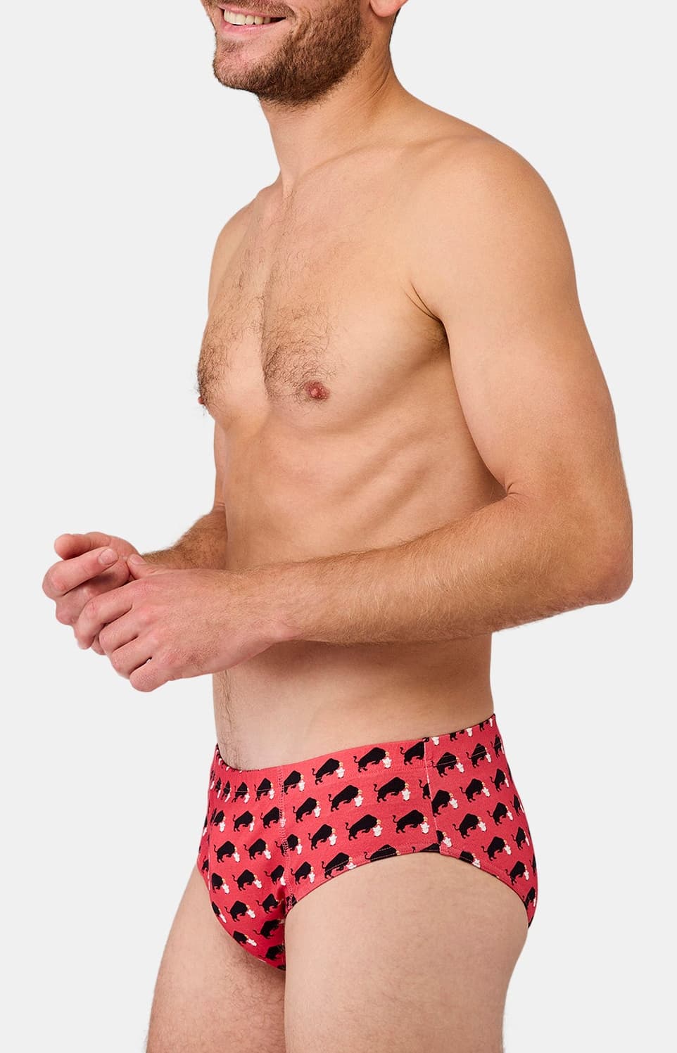 arthur-le-club-ol-toro-slip-rouge-coton-bio image 4