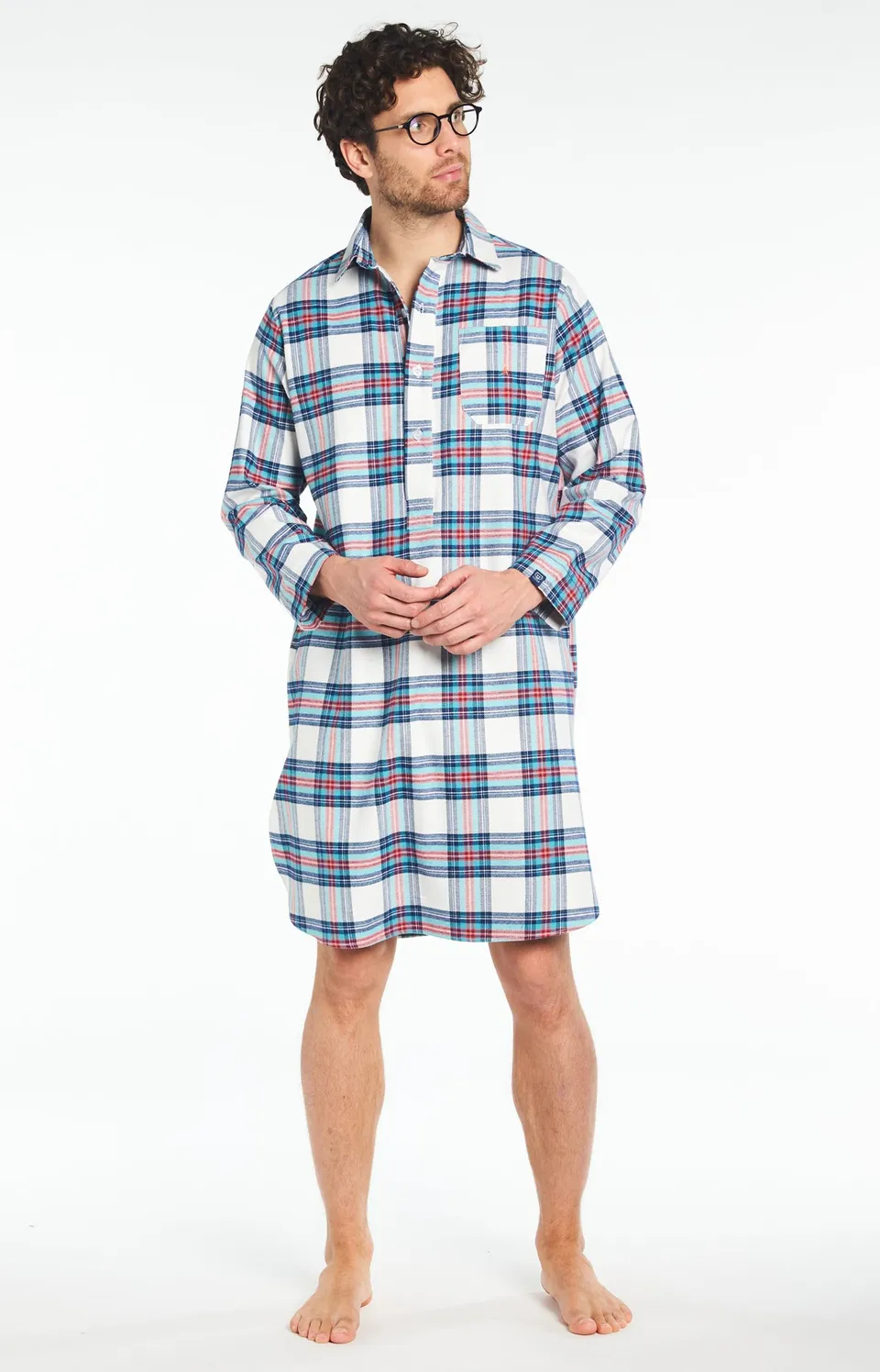 arthur-bob-chemise-grand-p-re-logan-neige-coton image 1