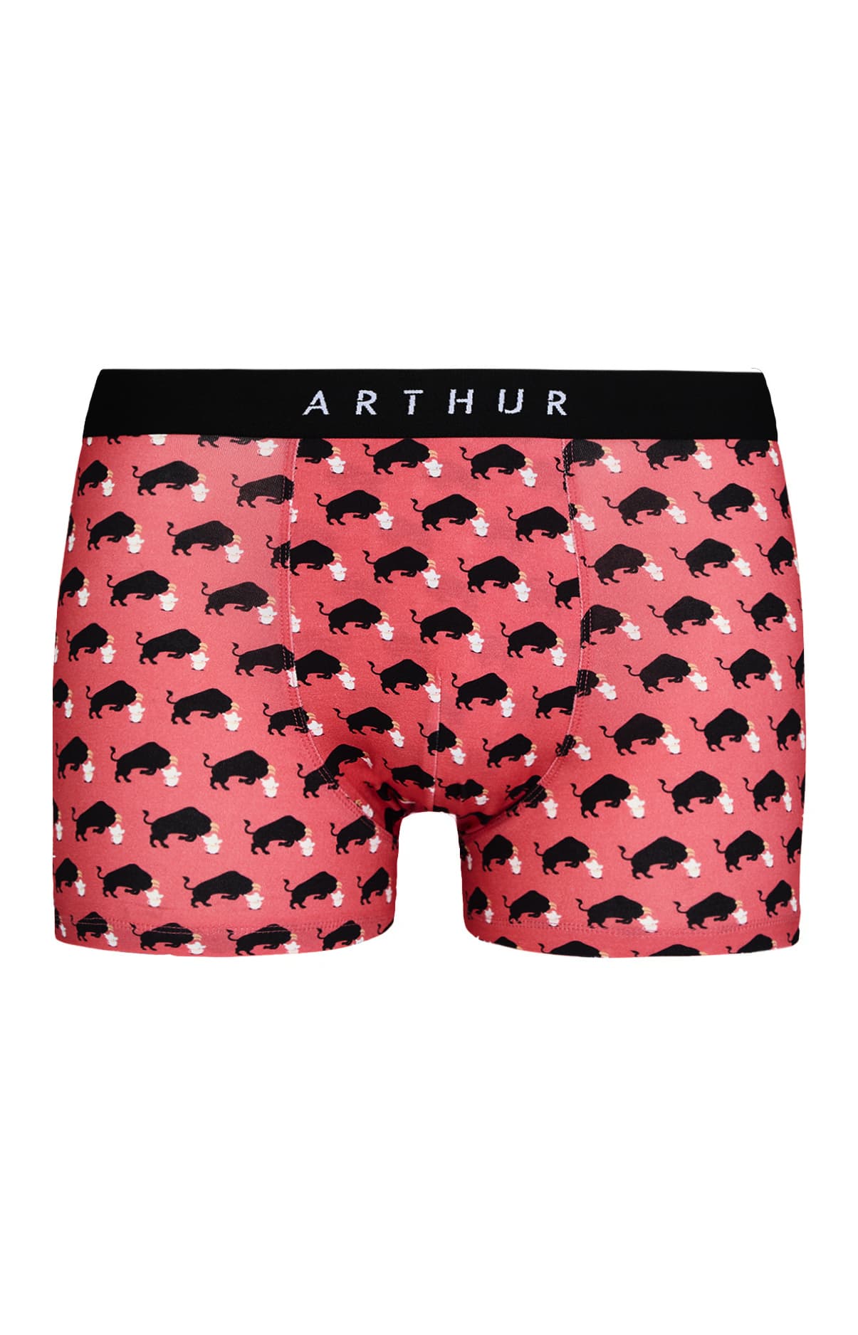 arthur-bob-boxer-ol-toro-jersey-rouge-m-coton-bio image 3