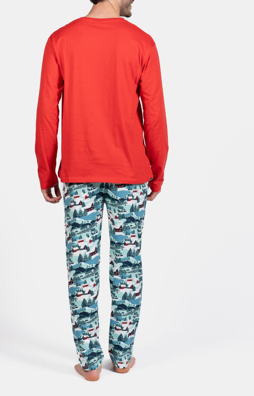 arthur-bob-nuit-blanche-pyjama-homme-bleu-coton image 6