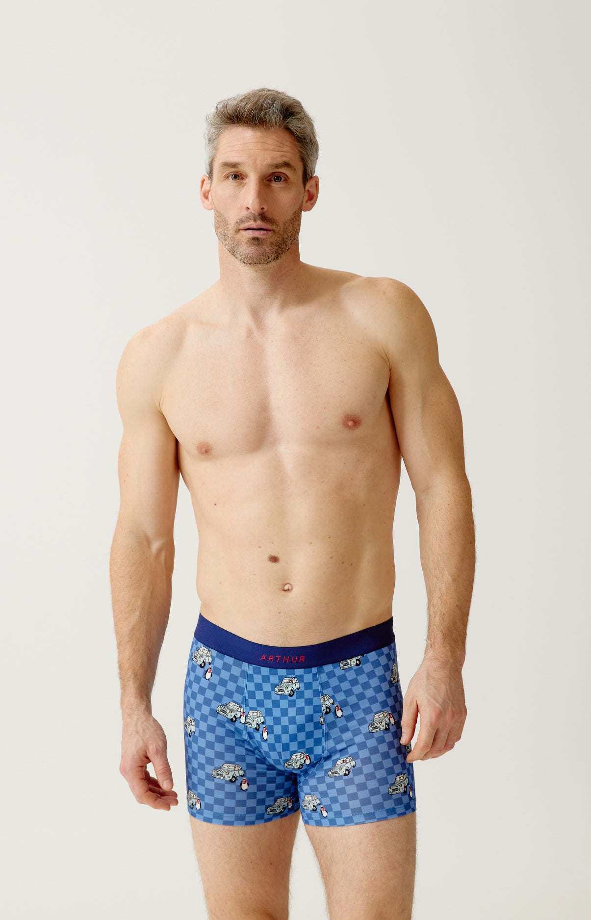 arthur-bob-boxer-lent-au-d-marrage-bleu-jersey-coton image 2