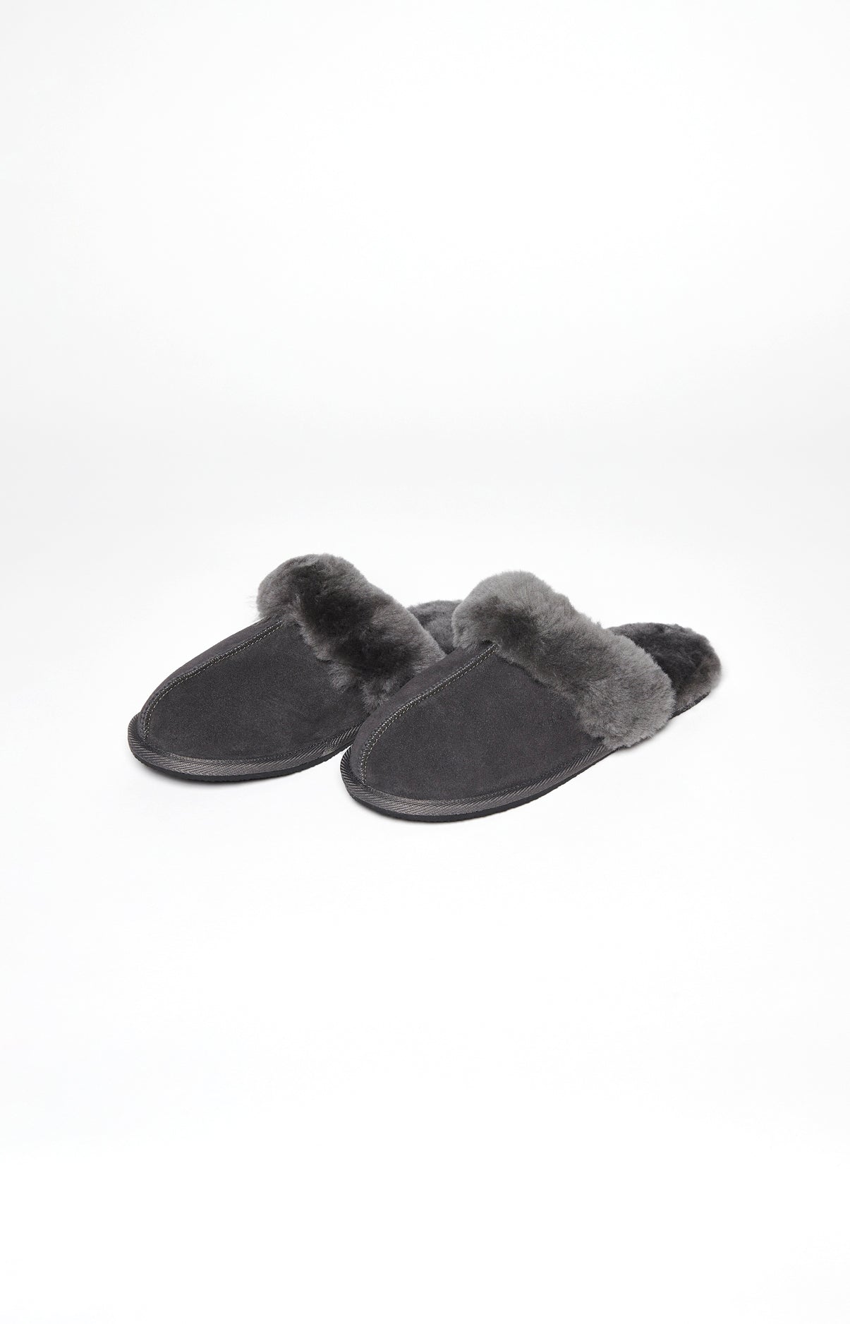 arthur-bob-mules-laine-gris-femme-anthracite image 1