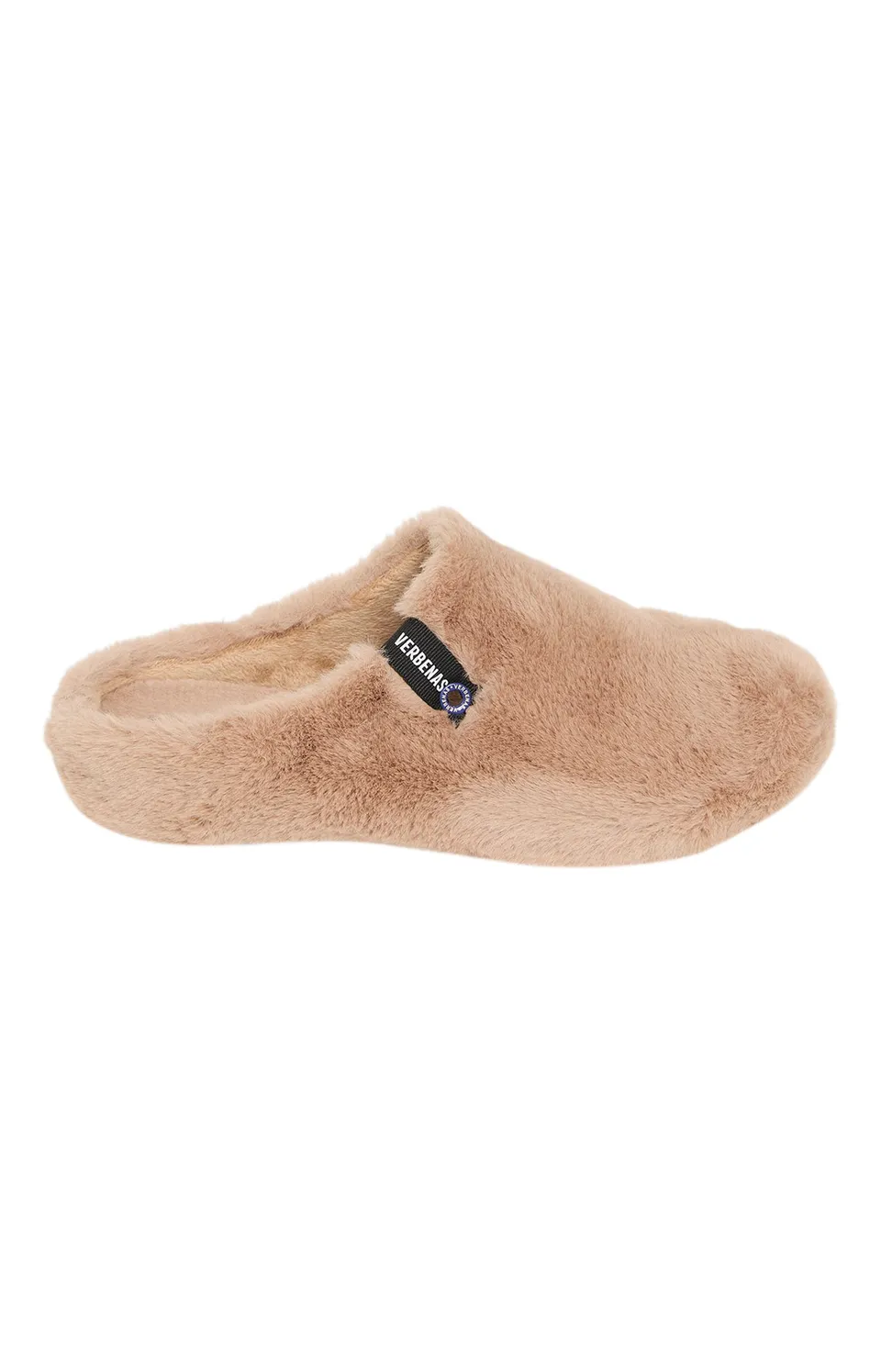 arthur-bob-mules-cocon-camel-chaussons-femme-fourrure image 1