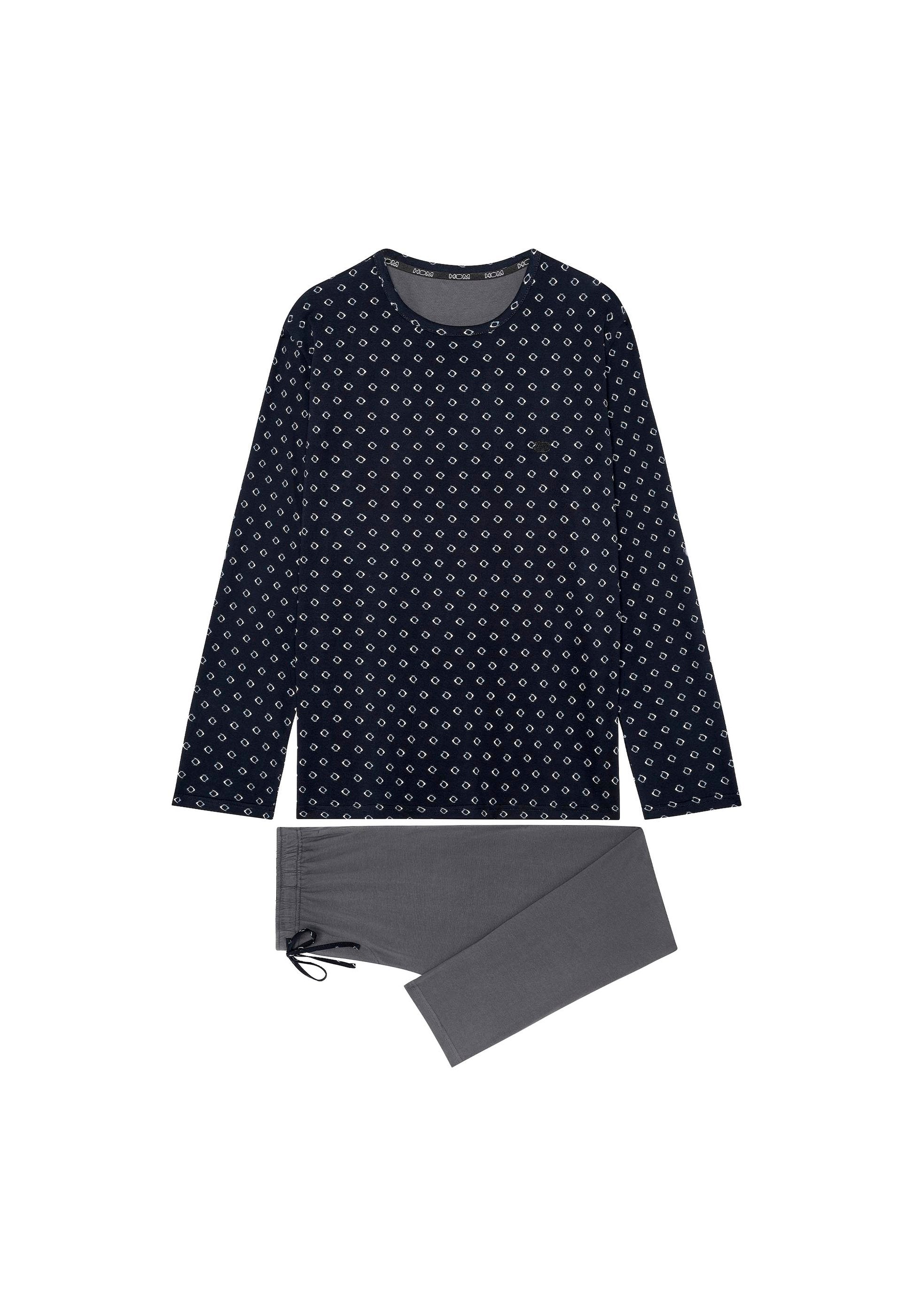 hom-modal-comfort-duane-403211-pyjama-noir-coton image 1
