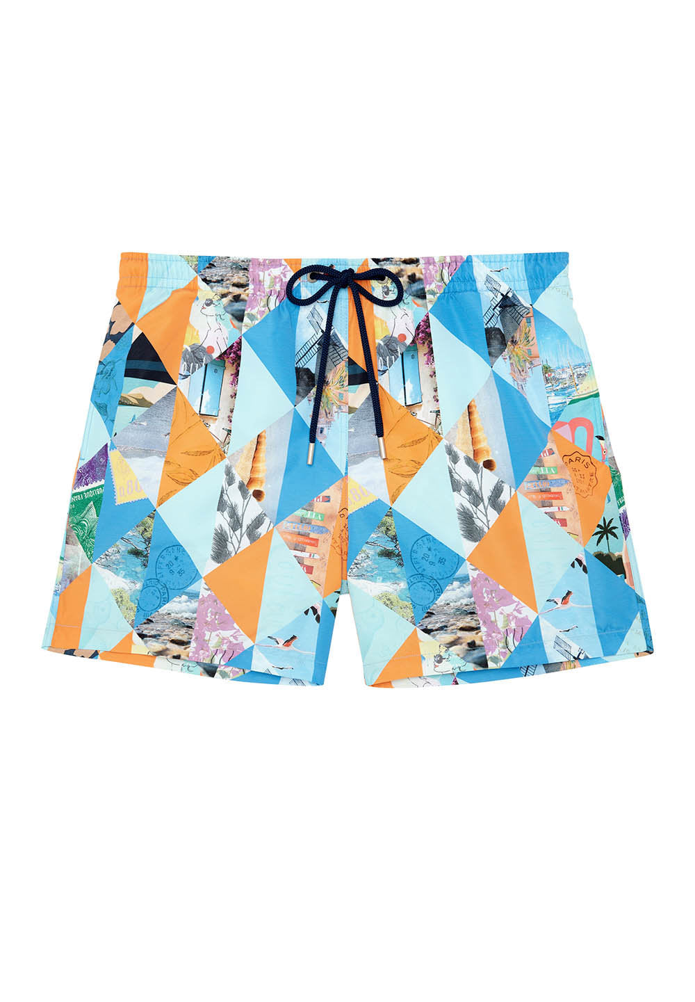 hom-port-cros-boxer-de-bain-homme-bleu-imprim image 1