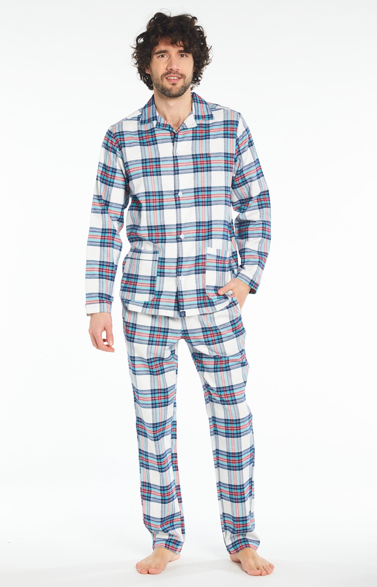 arthur-bob-logan-pyjama-homme-coton-neige image 1