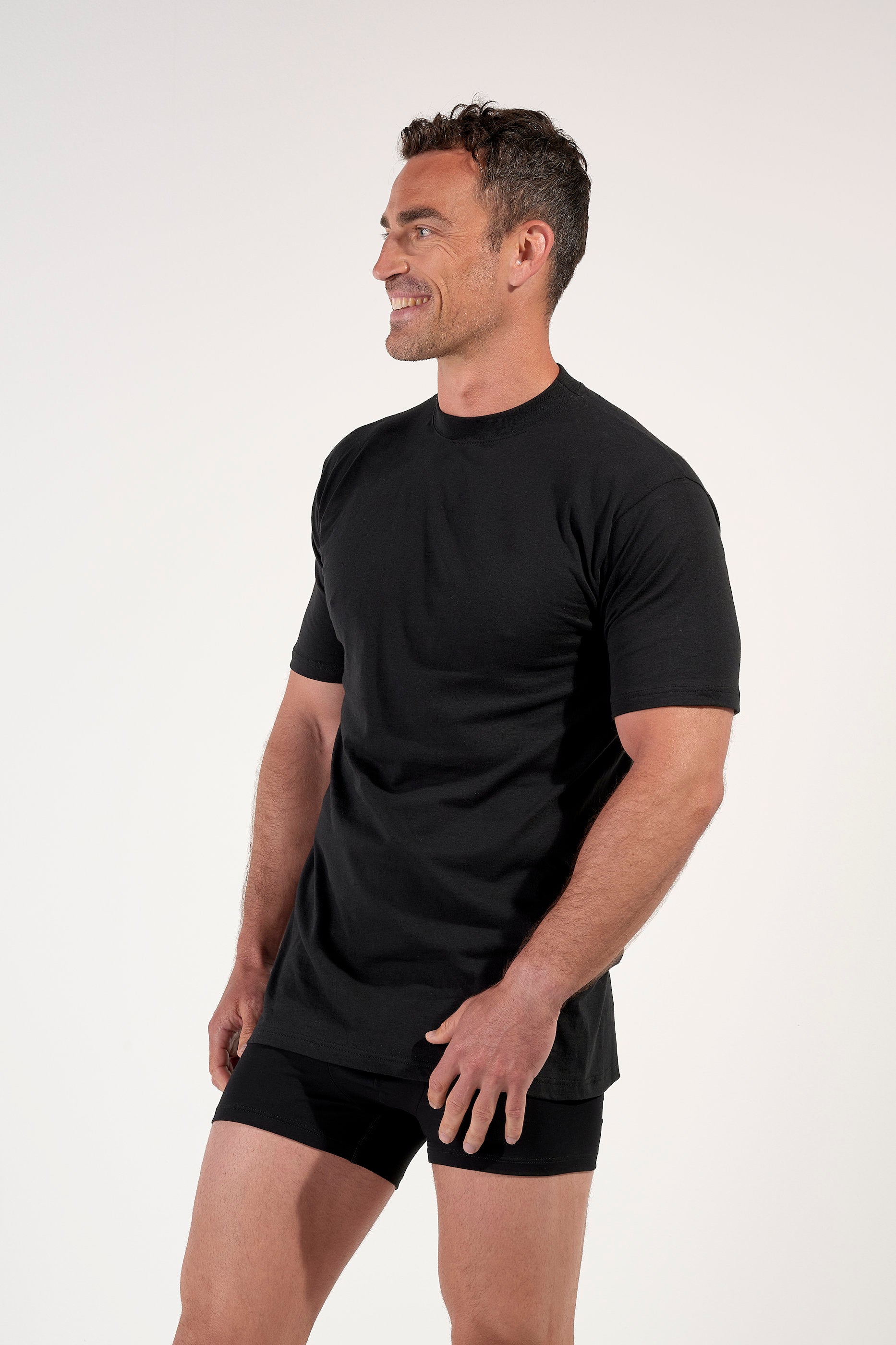 hom-supreme-cotton-harro-t-shirt-col-rond-noir image 2