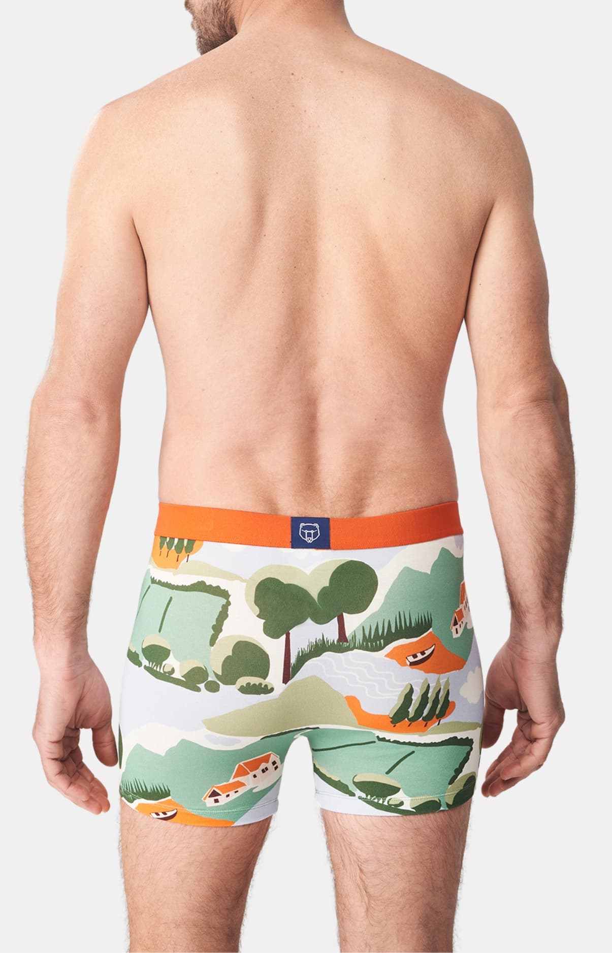 arthur-bob-campagne-boxer-homme-vert-coton-bio image 5