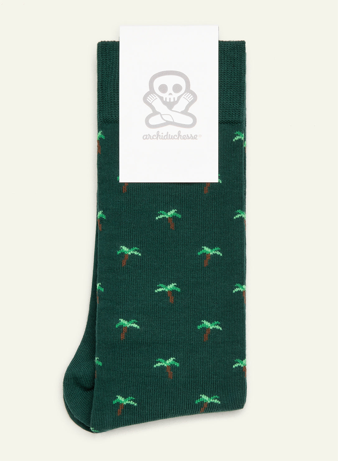 archiduchesse-fantaisie-coco-cool-vert-chaussettes-palmier-36-41 image 3