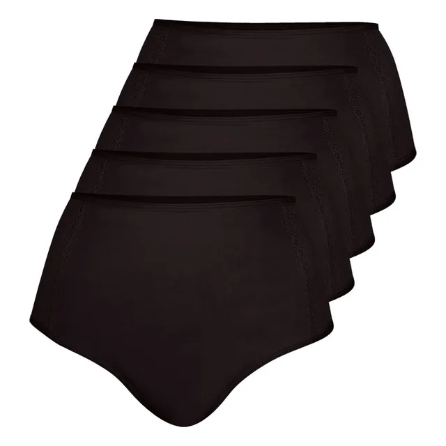 athena-dailyz-lot-5-culottes-fuites-urinaires-midi-taille-m-coton-bio image 1
