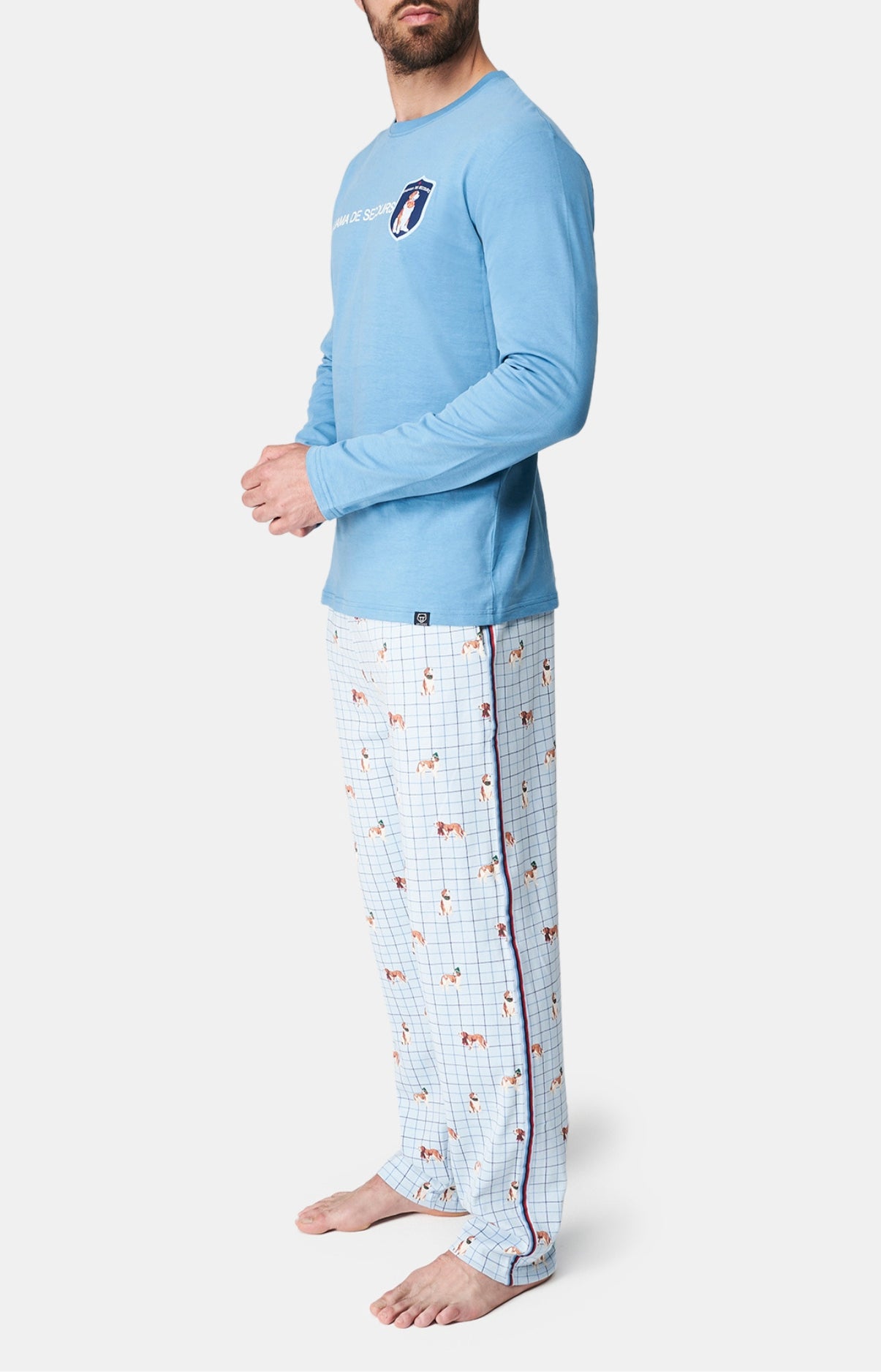 arthur-bob-pyjama-wouf-ciel-homme-coton-bio image 4