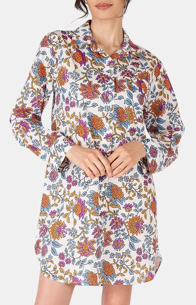arthur-bob-indie-robe-chemise-femme-multicolore-voile-coton image 1