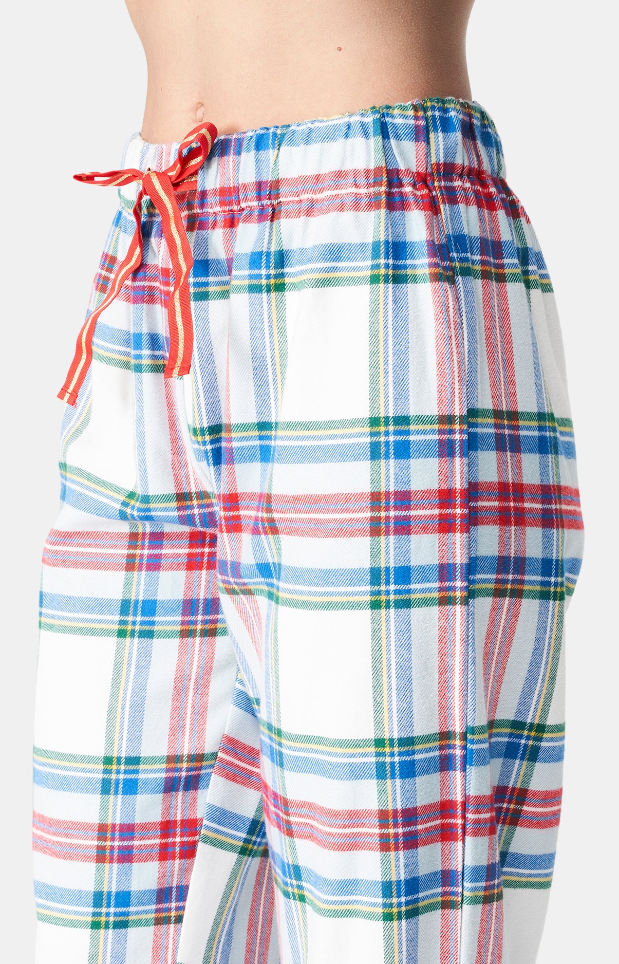 arthur-bob-pyjama-logan-flanelle-blanc-boutonn-pilou-femme image 6