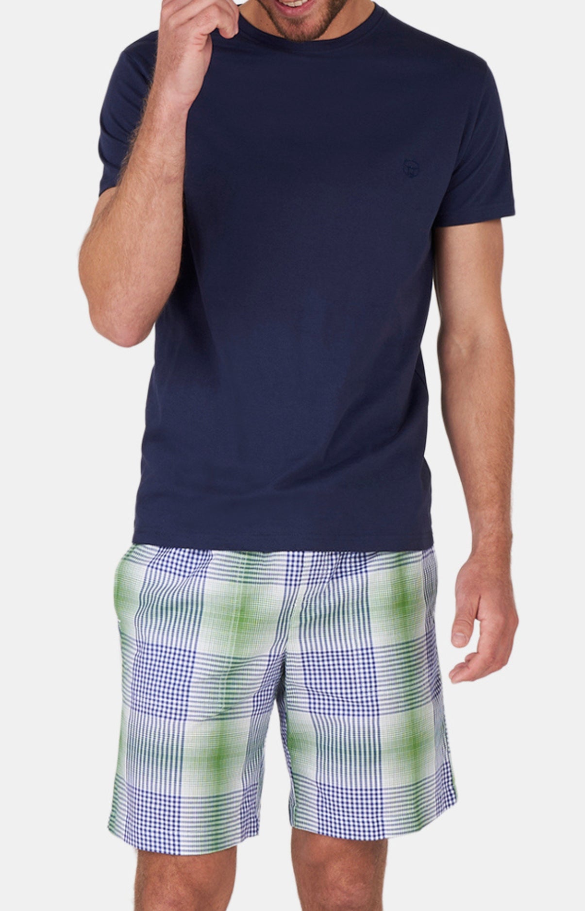 arthur-bob-tee-shirt-homme-marine-coton-bio-col-rond image 4