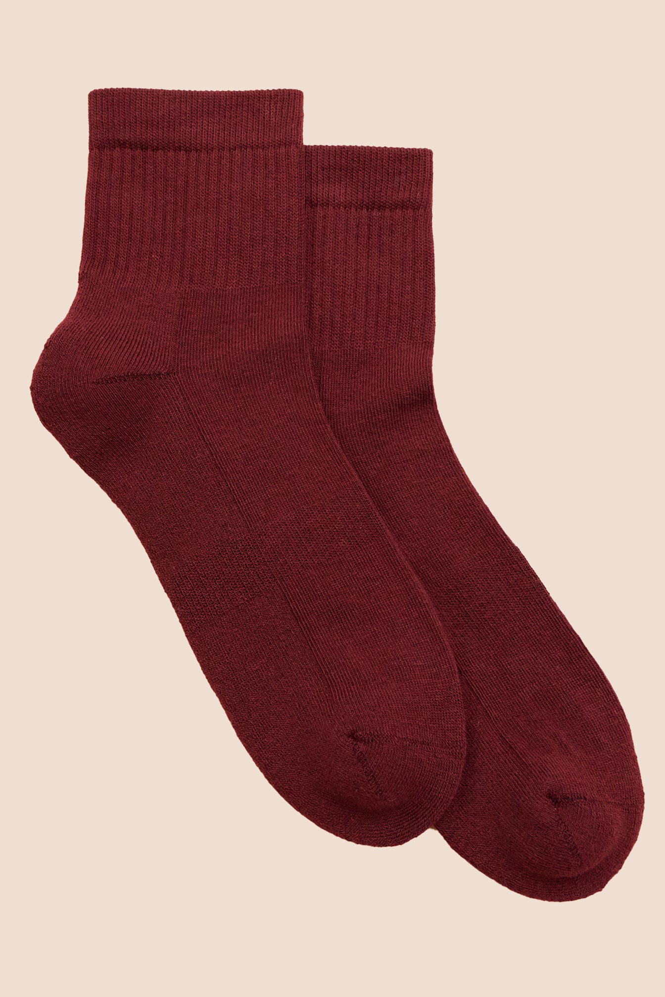 p-trone-chaussettes-de-tennis-basses-blanc-cr-me-39-42 image 2