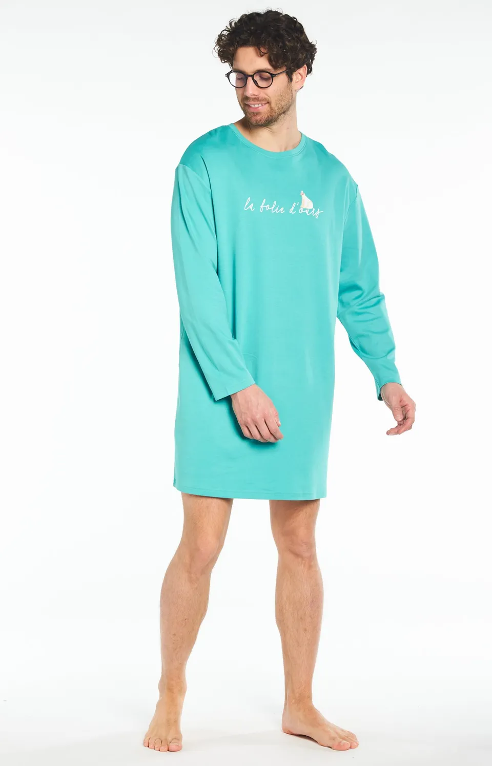 arthur-bob-la-folie-d-ours-chemise-de-nuit-baltique image 1
