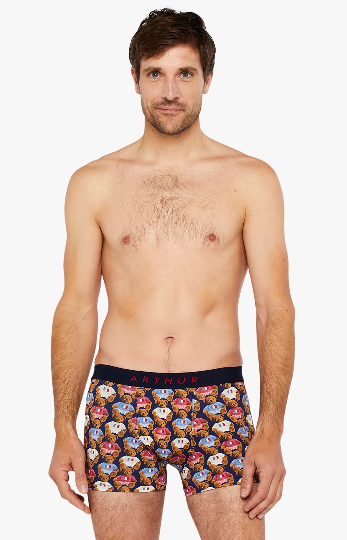 arthur-bob-boxer-jersey-teddy-tricolore-multicolore image 2
