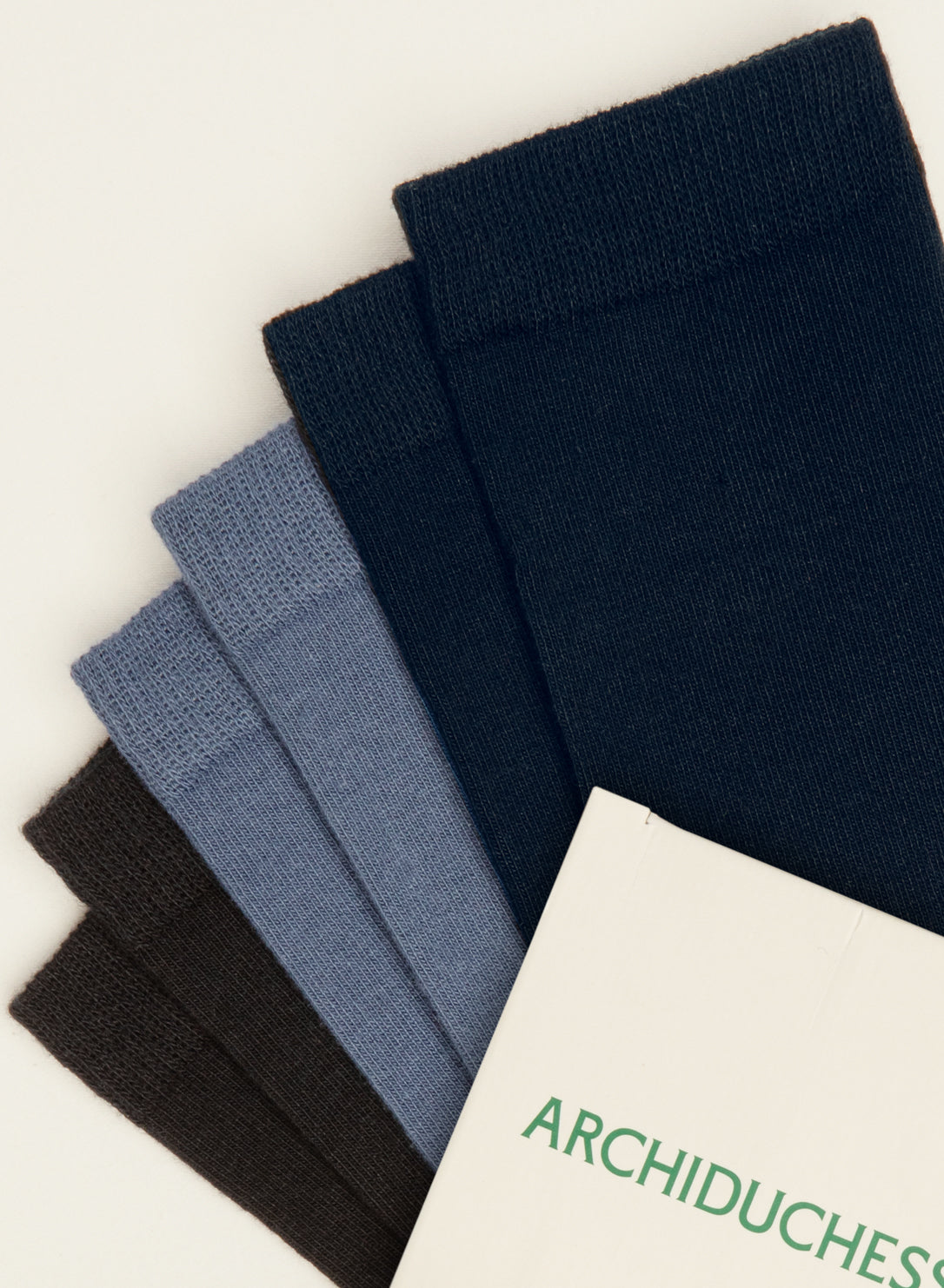 archiduchesse-courte-orage-chaussettes-courtes-coton-trio image 2