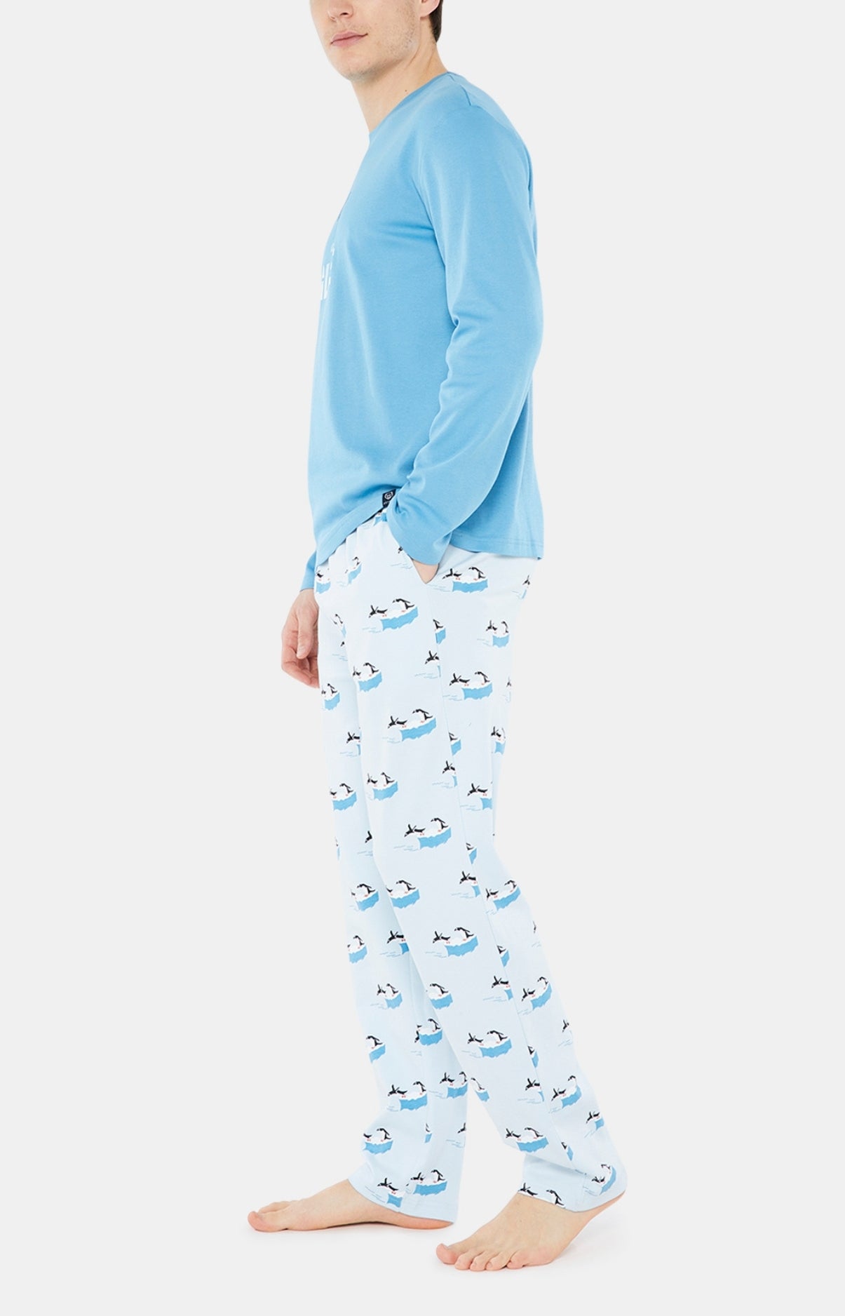 arthur-bob-iceberg-pyjama-homme-coton-bio-glace image 2