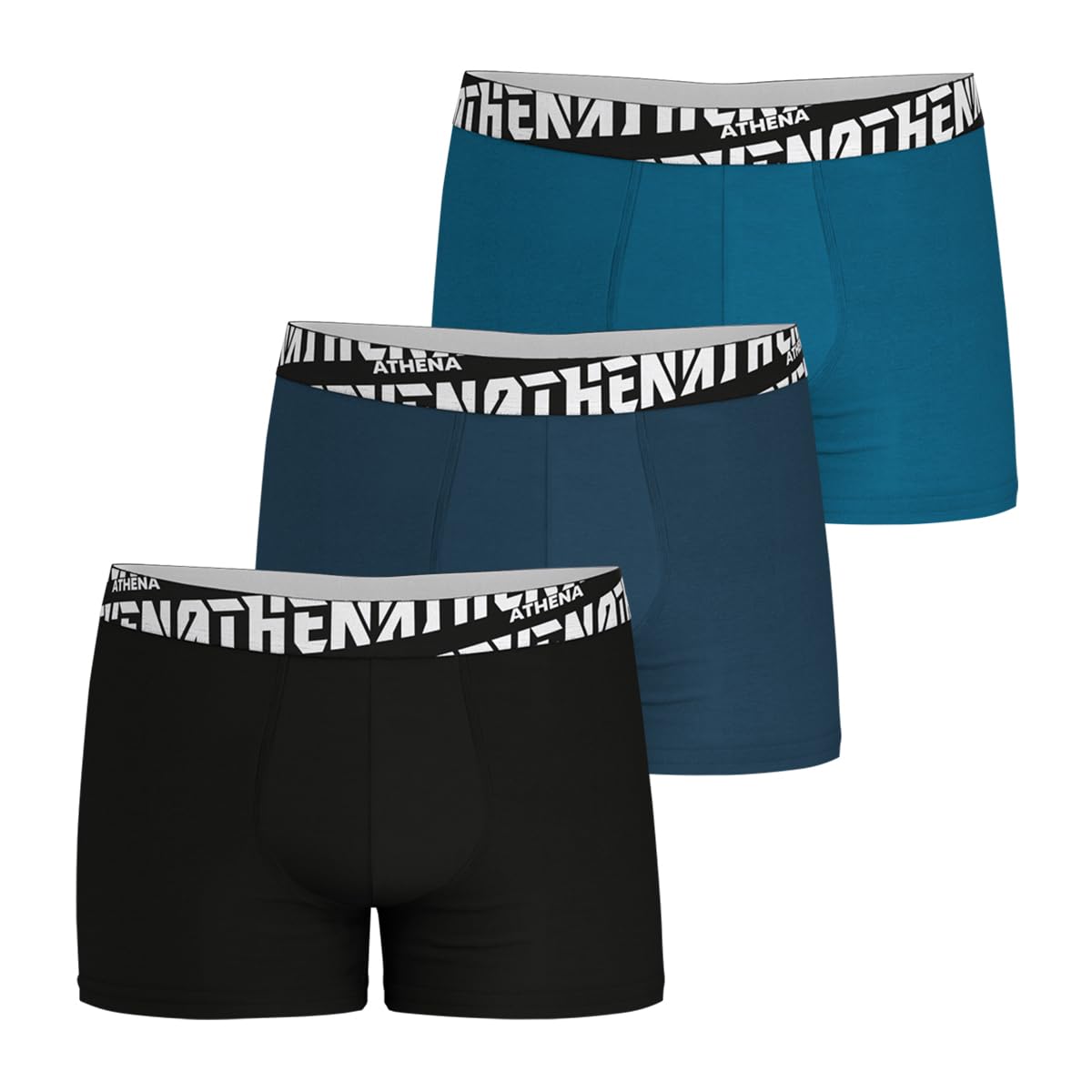 athena-easy-sport-boxer-homme-coton-stretch-lot-3-respirant image 5