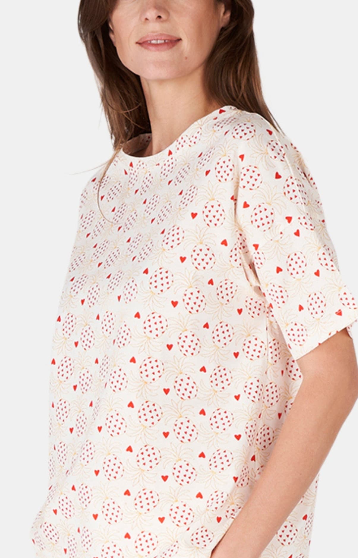 arthur-bob-fruit-d-fendu-pyjashort-femme-blanc-coton-bio image 2