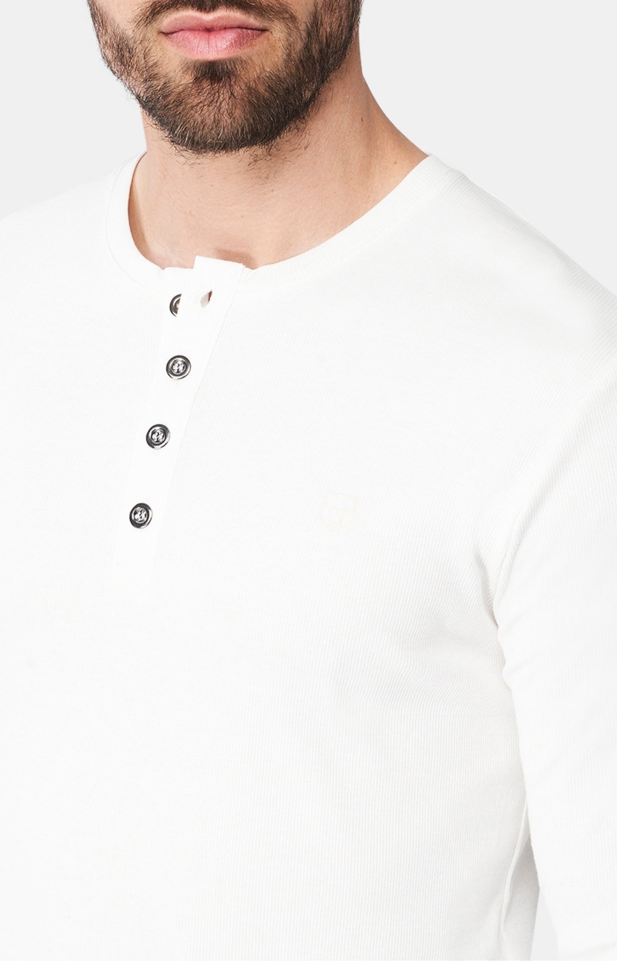 arthur-bob-ecru-tee-shirt-homme-manches-longues-cru image 2