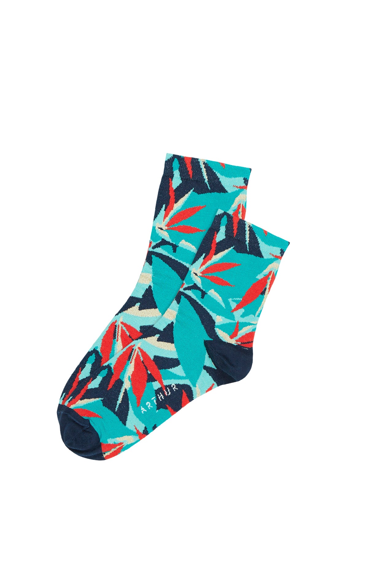 arthur-bob-tahiti-chaussettes-femme-marine-36-40-coton image 1