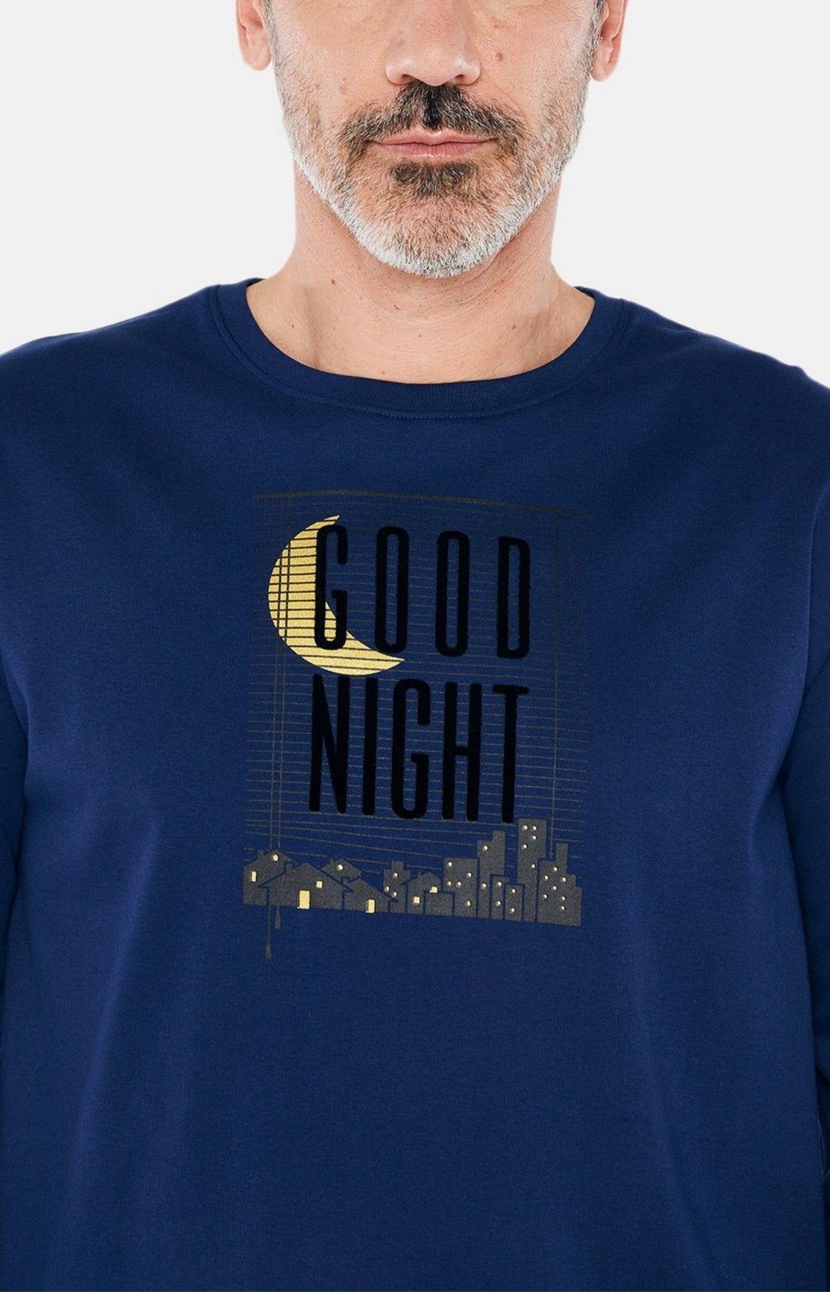 arthur-bob-good-night-pyjama-homme-marine-coton-bio image 2