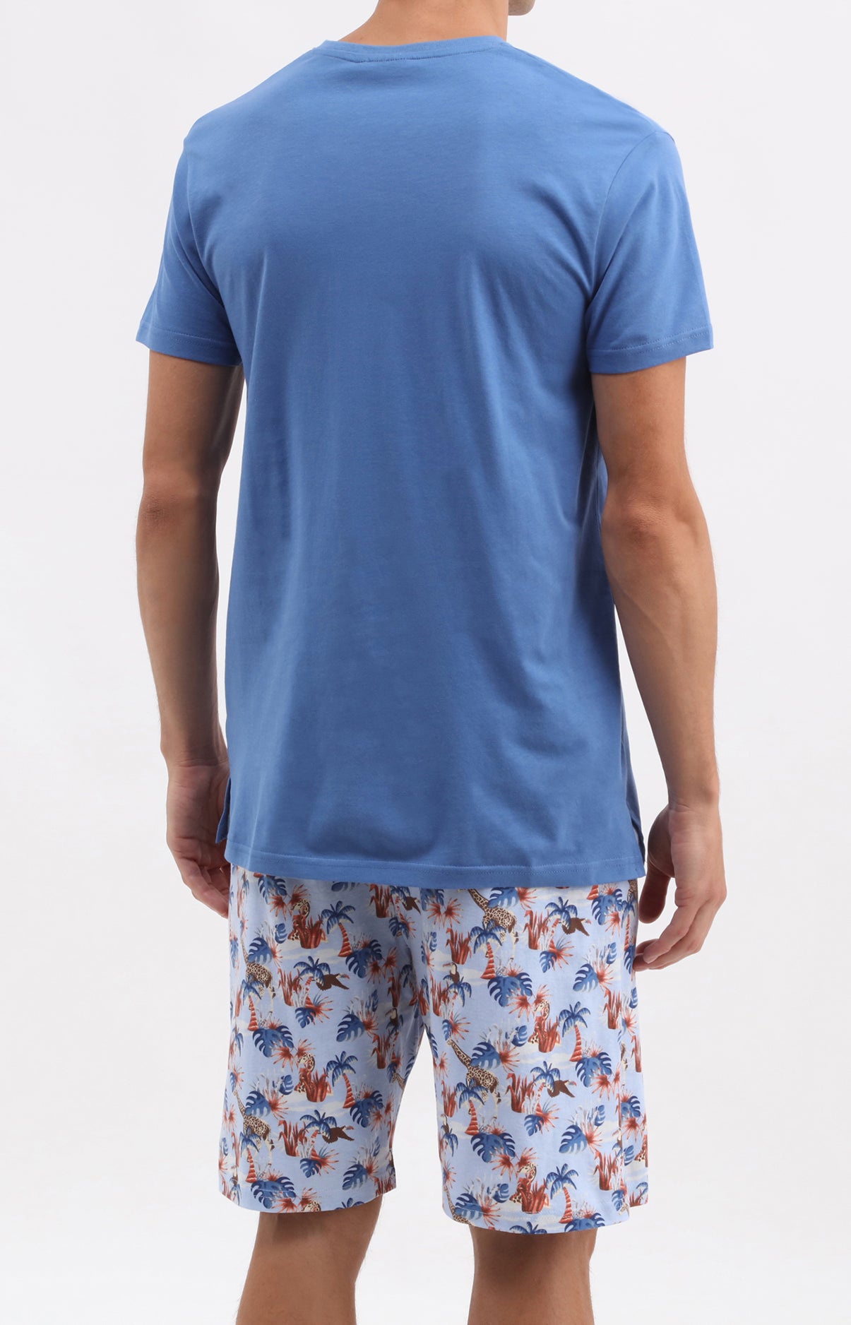 arthur-bob-oasif-pyjashort-homme-jersey-bleu image 4