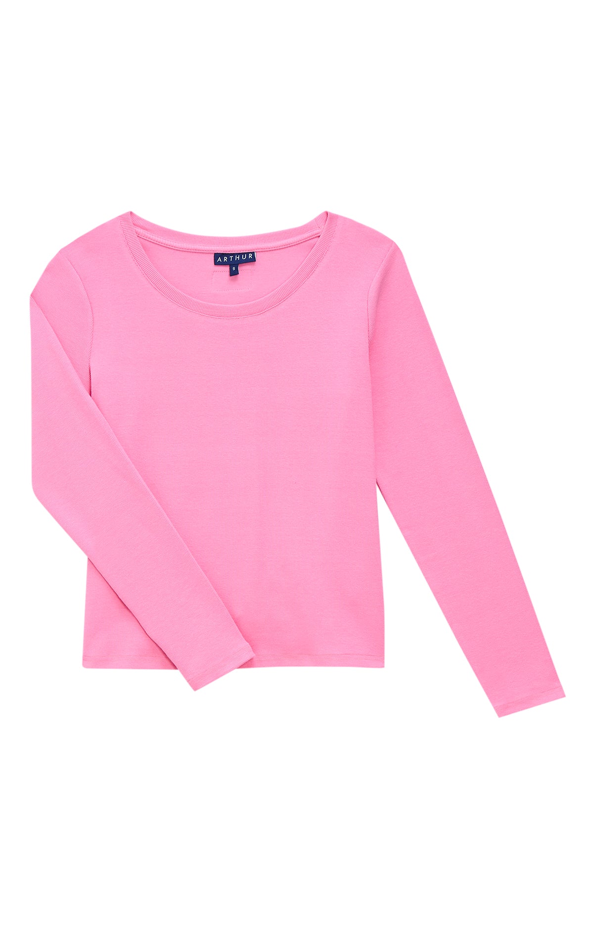 arthur-bob-tee-shirt-rosa-t-shirt-femme-rose-coton-bio image 3