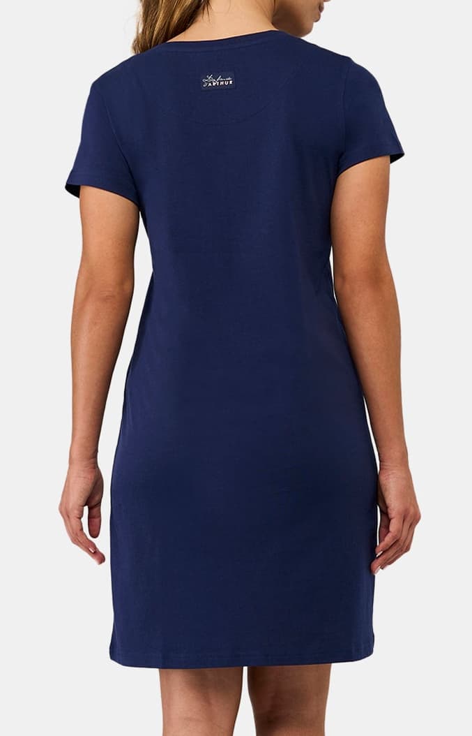 arthur-bob-tigre-chemise-de-nuit-femme-coton-marine image 4