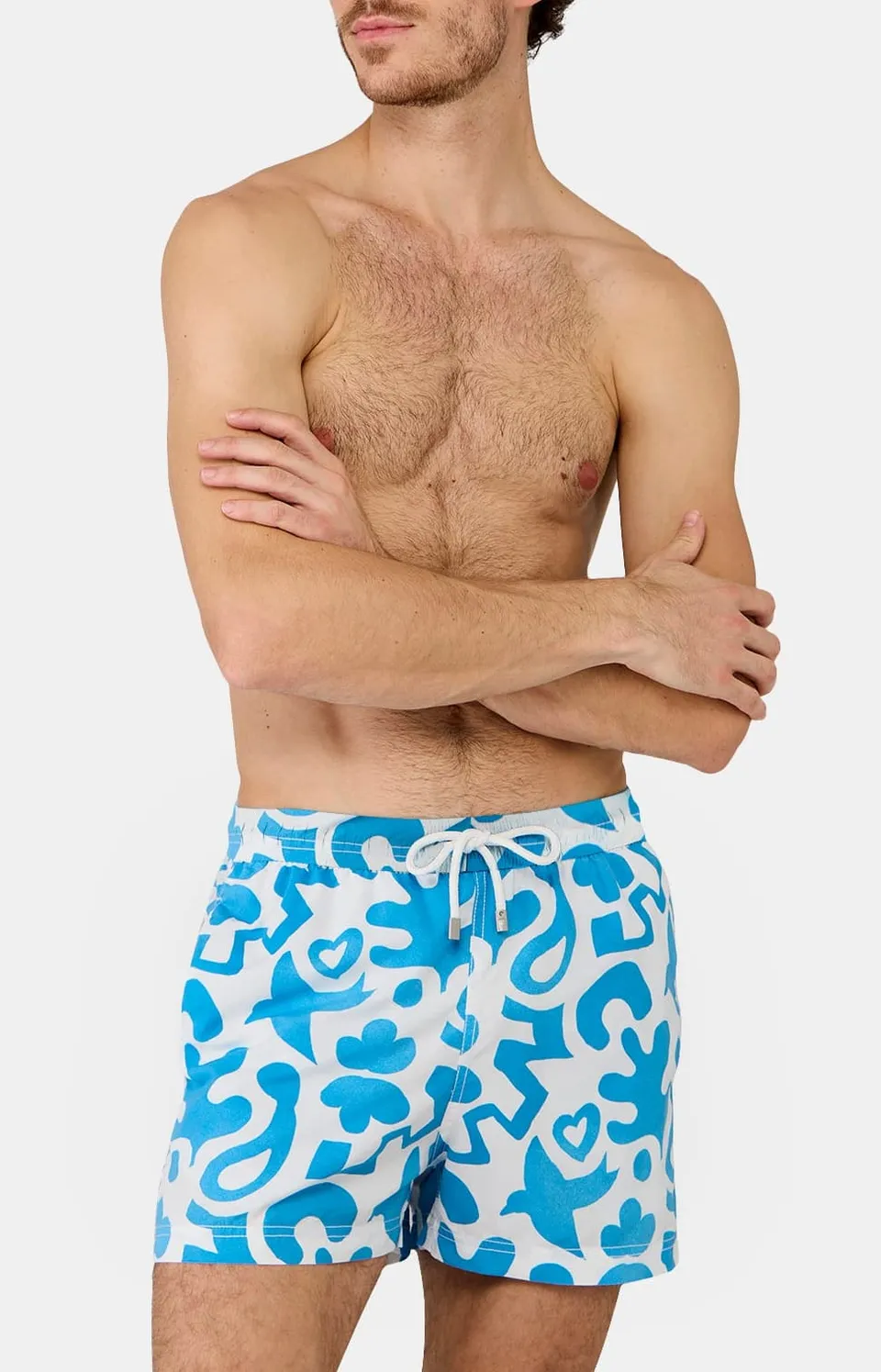 arthur-bob-matis-short-de-bain-homme-blanc-recycl image 1