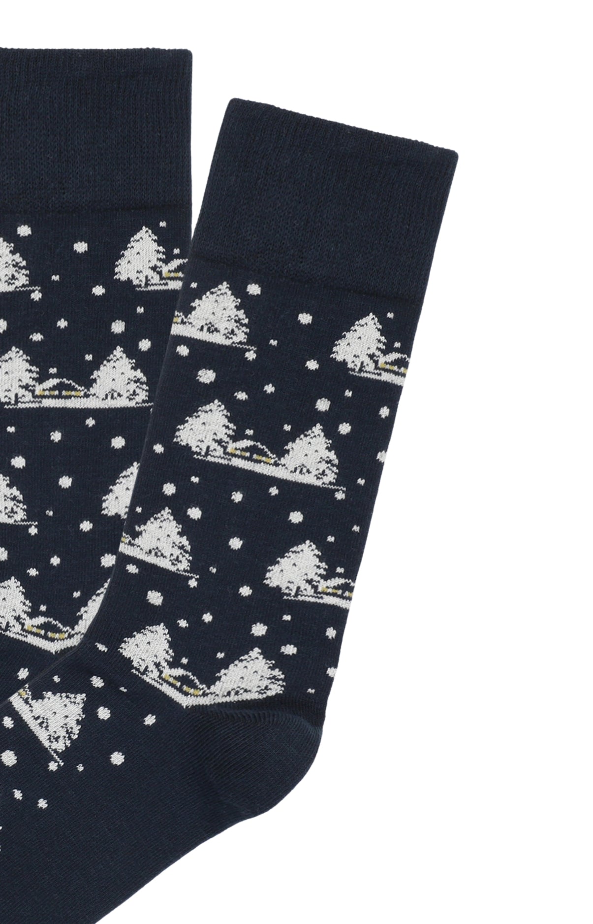 arthur-bob-sous-la-neige-chaussettes-marine-coton image 2