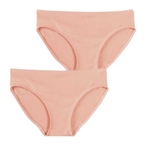 athena-douceur-coton-lot-2-slips-fille-6-ans-corail-coton image 6