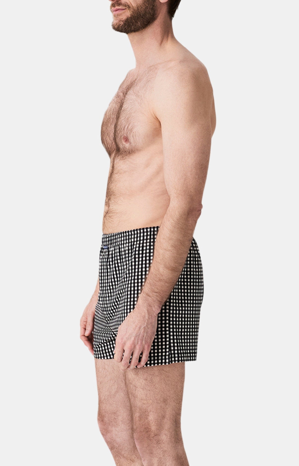 arthur-le-club-vichy-cale-on-homme-noir-jersey-coton-bio image 5