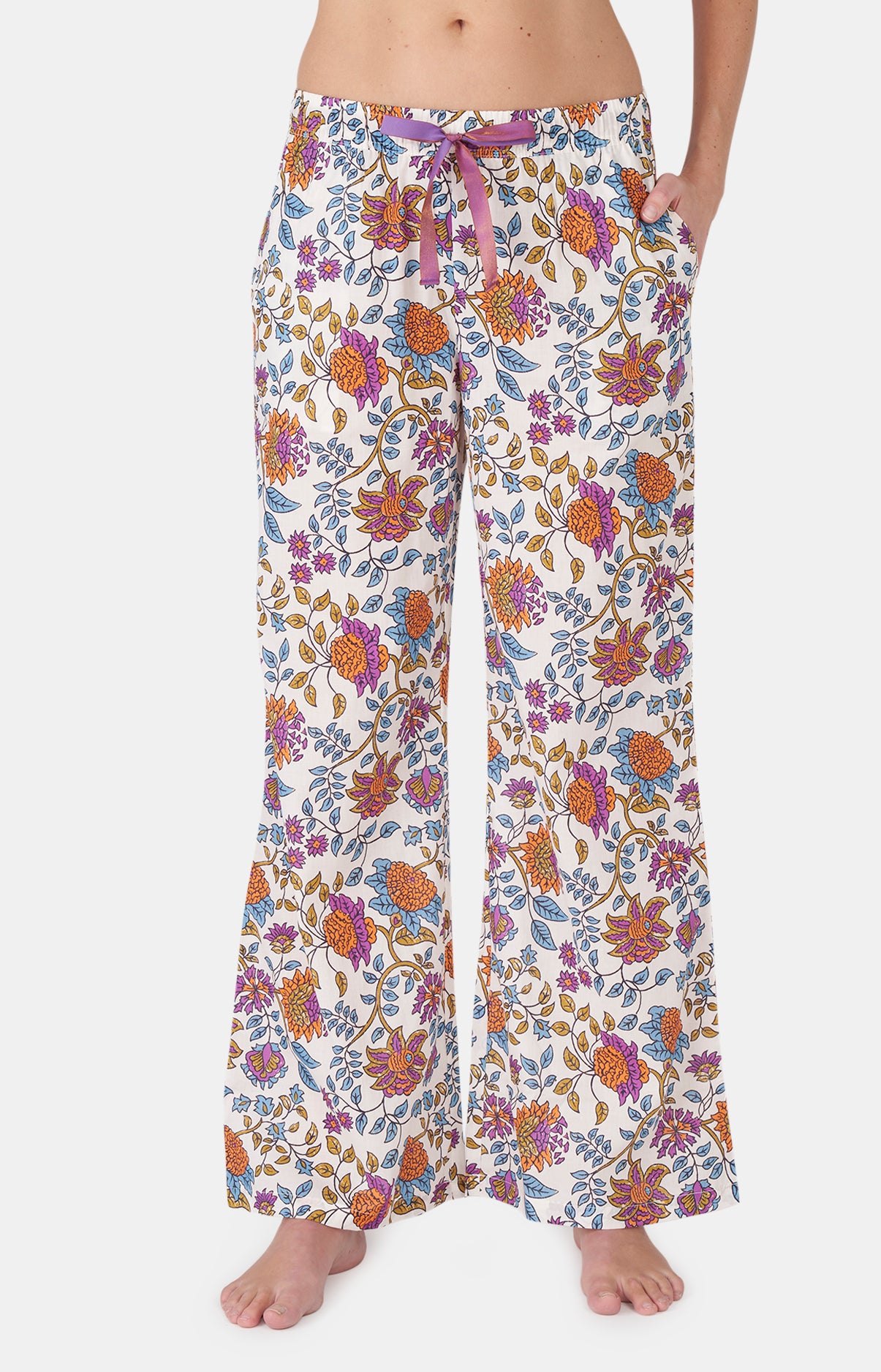 arthur-indie-bas-pyjama-femme-multicolore-m-voile-coton image 5