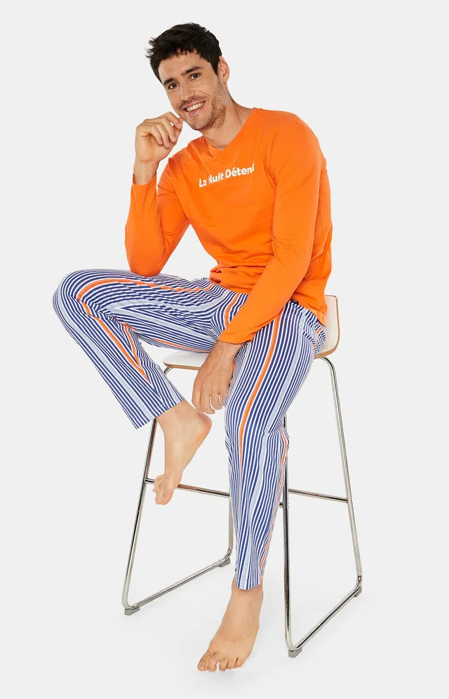 arthur-la-nuit-d-tend-pyjama-coton-bio-multicolore image 1