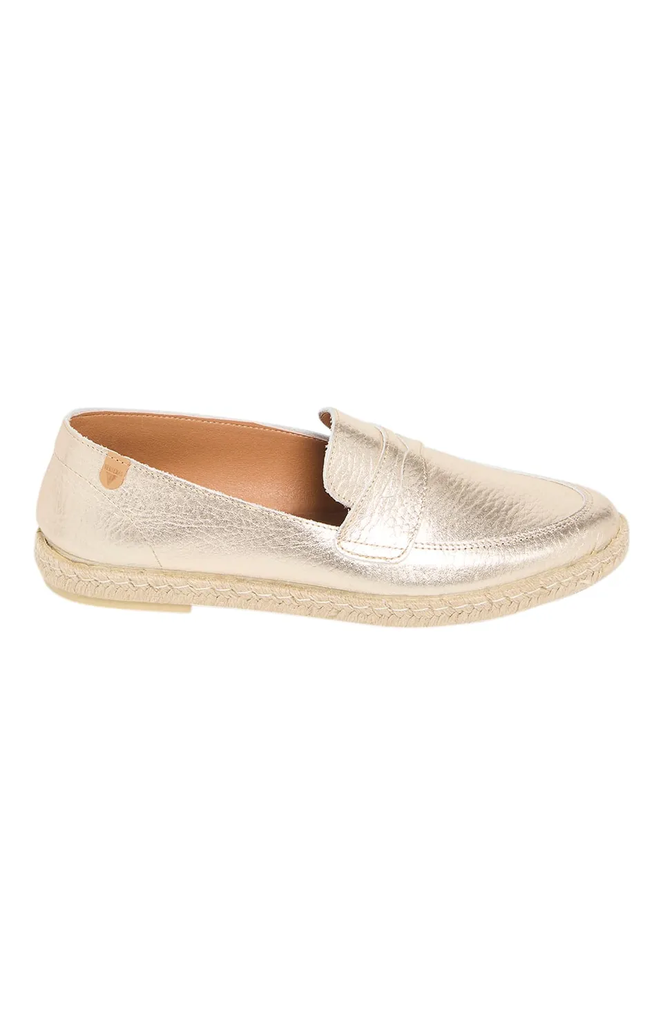 arthur-bob-chaussons-gold-femme-cuir-espadrilles image 1