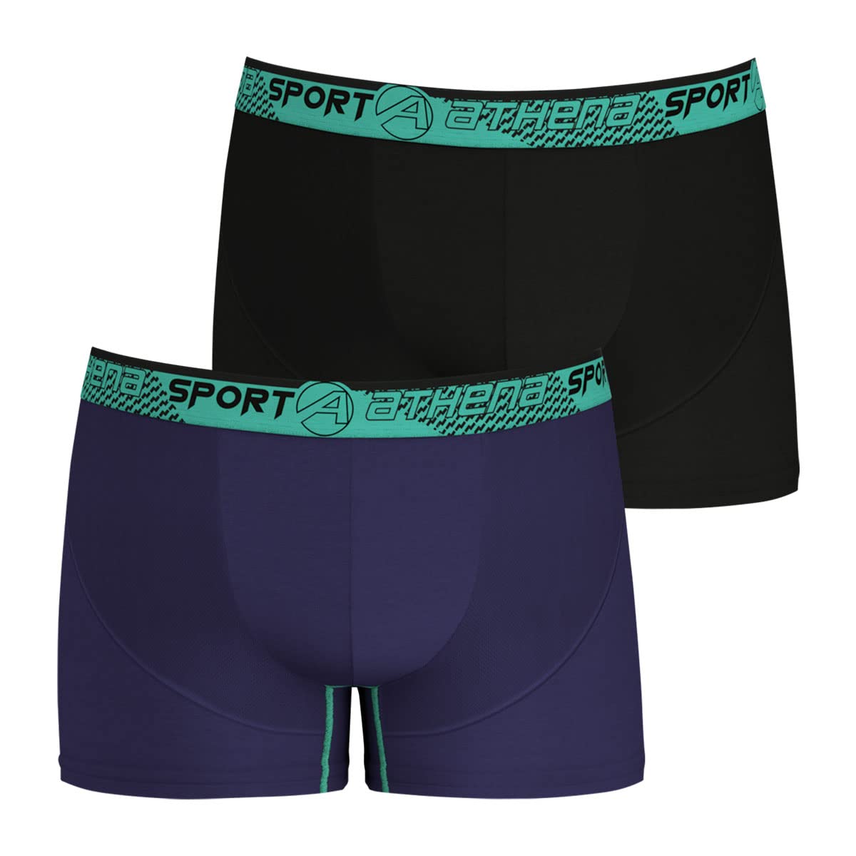 athena-running-lot-2-boxers-homme-m-marine-s-chage-rapide image 1