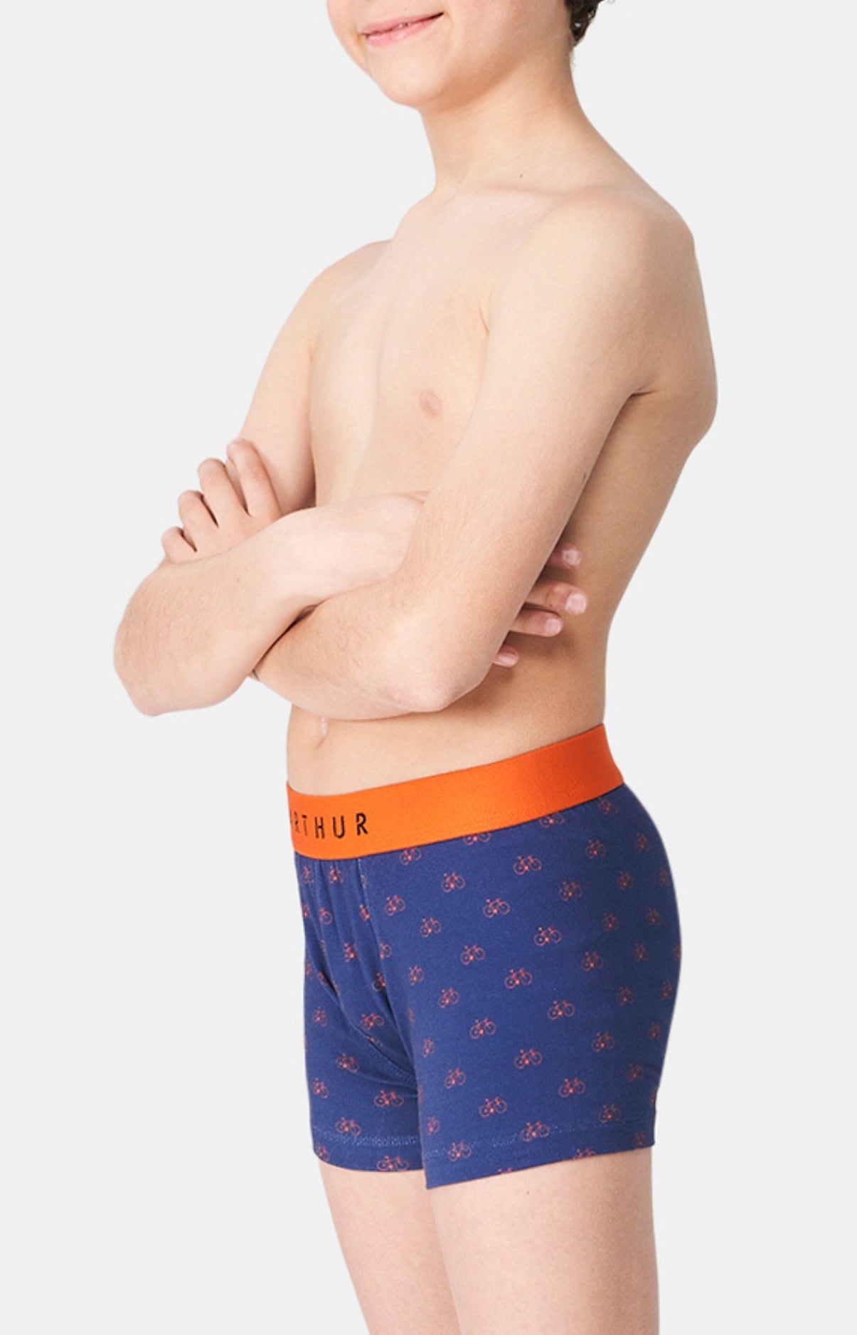 arthur-bob-boxer-petit-v-lo-sous-v-tement-10-12-marine image 2