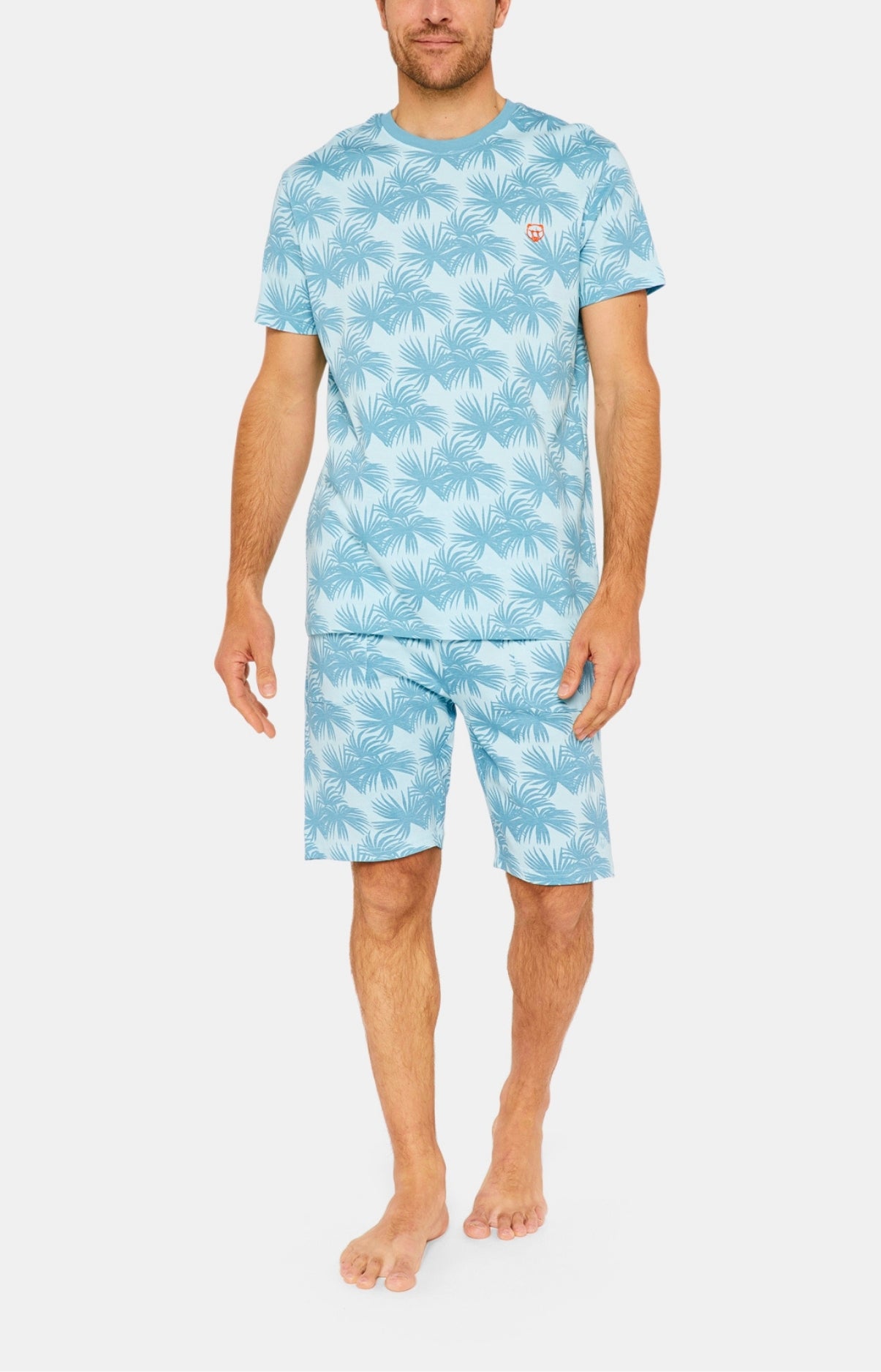 arthur-bob-palmier-tee-shirt-lagon-coton-bio-homme image 1
