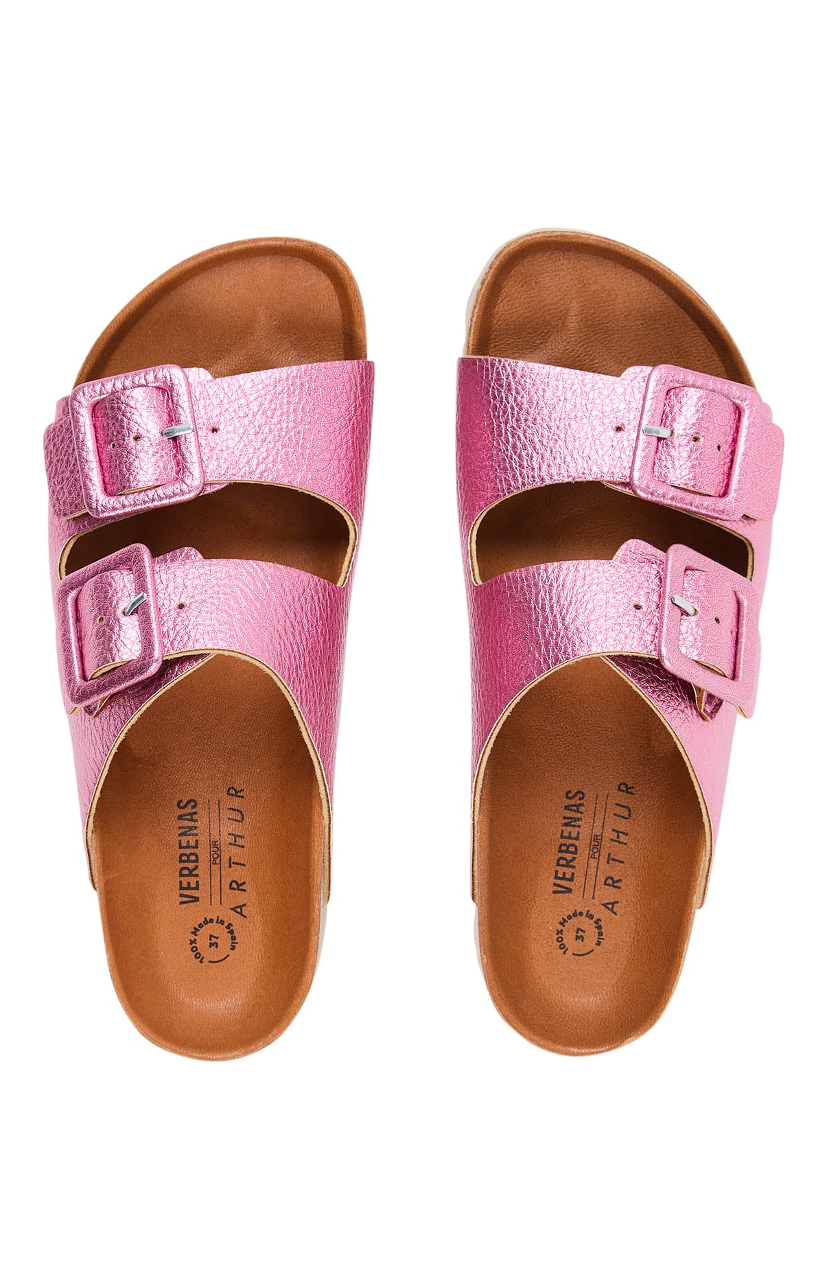 arthur-bob-rose-sandales-cuir-rose-37-41 image 3