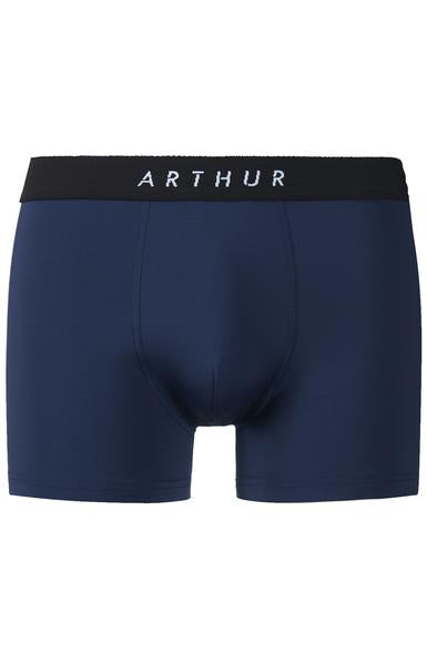arthur-bob-marine-boxer-homme-marine-polyamide-court image 1