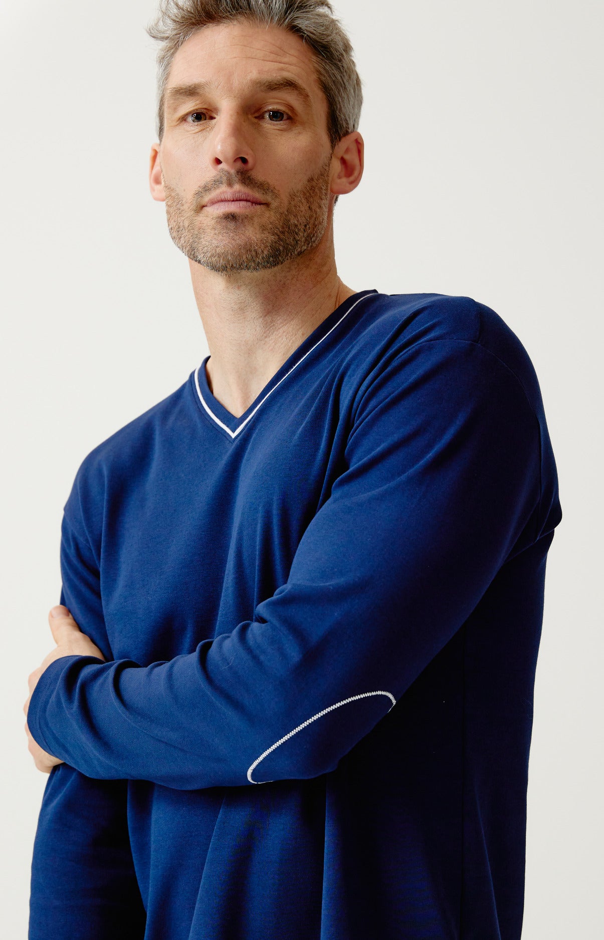 arthur-bob-lewis-tradi-pyjama-homme-marine-pais image 2