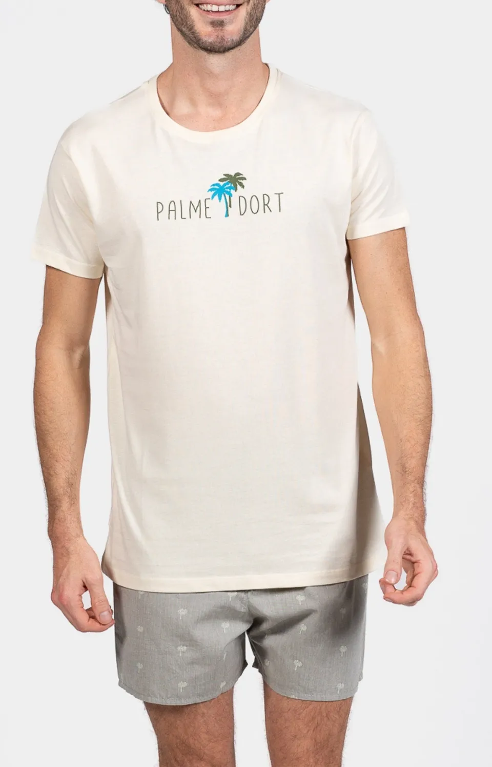 arthur-bob-pyjam-ricain-coco-pyjama-kaki-coton image 1