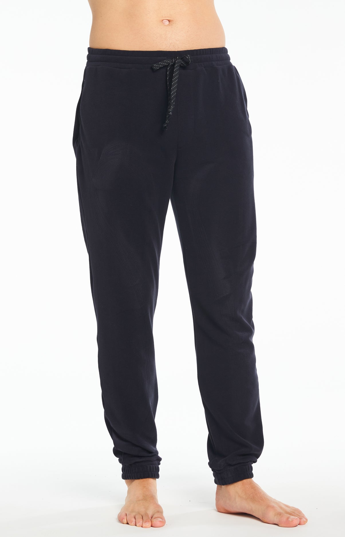 arthur-bob-pantalon-polaire-bas-pyjama-noir-polyester-chaud image 2