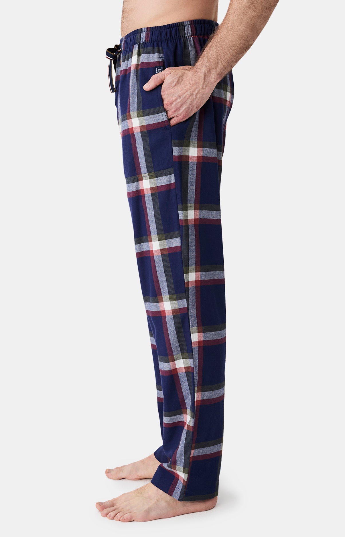 arthur-bob-luka-pantalon-pyjama-homme-marine-flanelle image 5