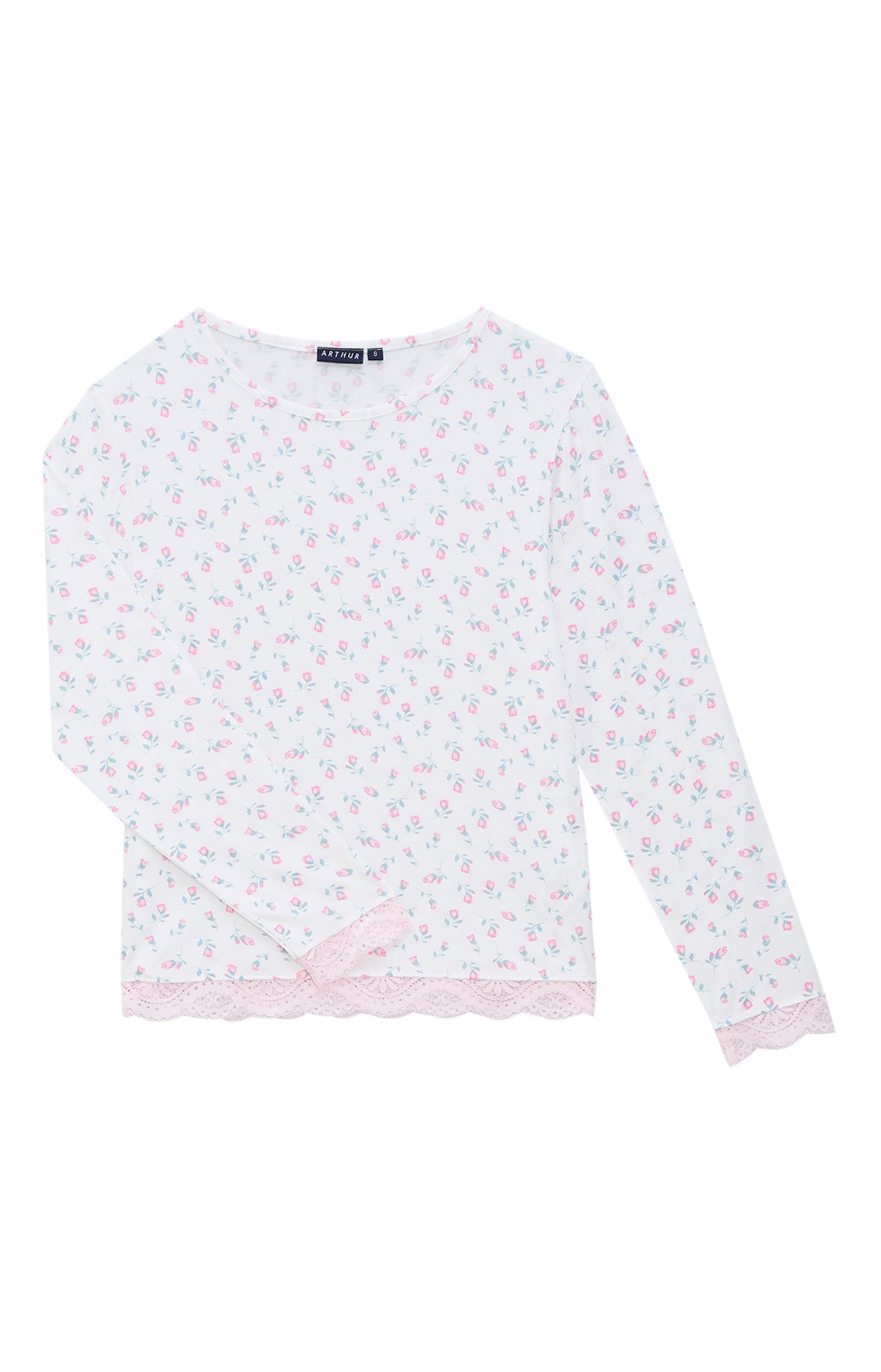 arthur-bob-jos-phine-tee-shirt-ivoire-modal-manches-longues image 3