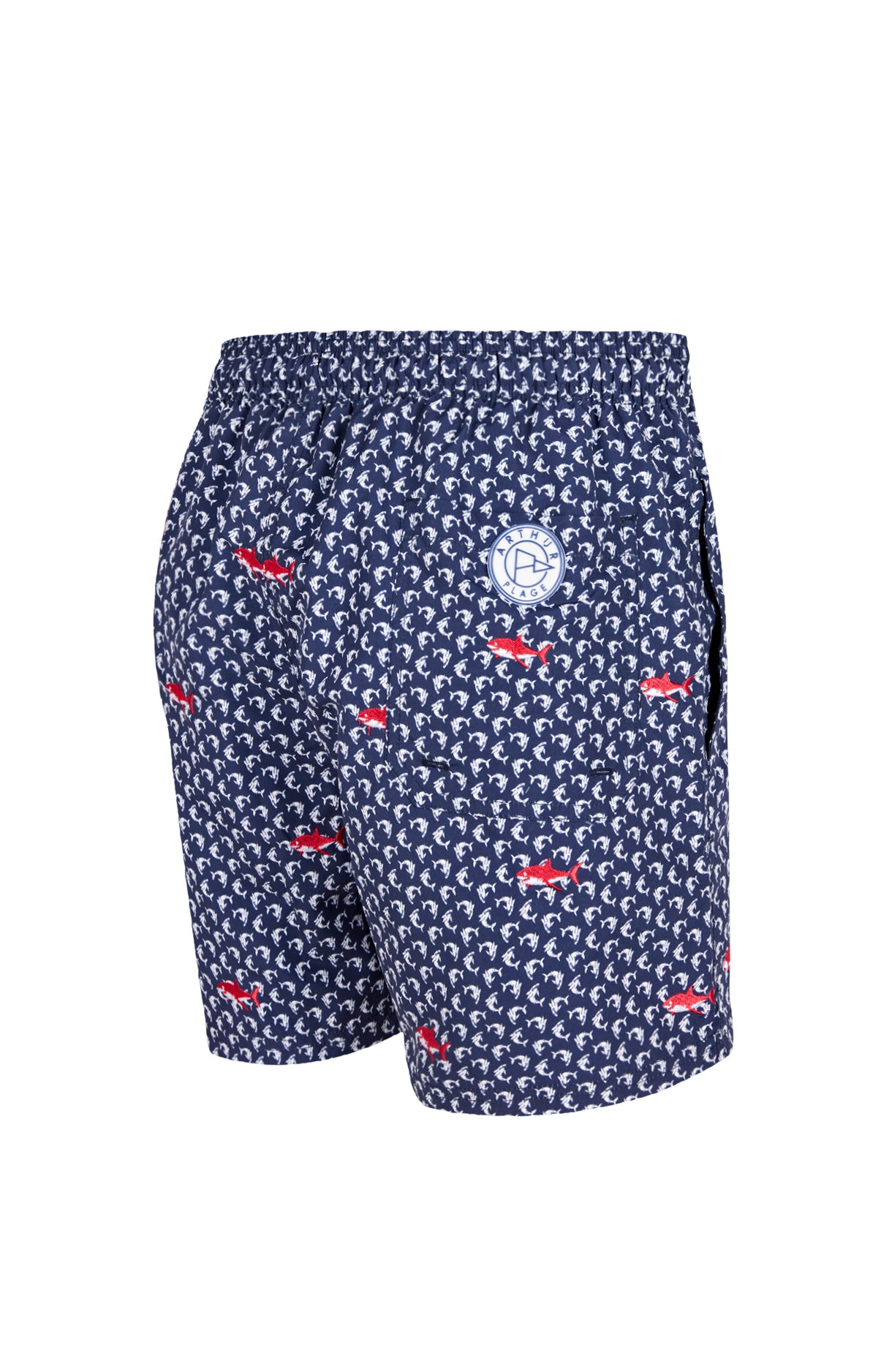 arthur-requin-short-de-bain-homme-marine-taille-l-filet image 4