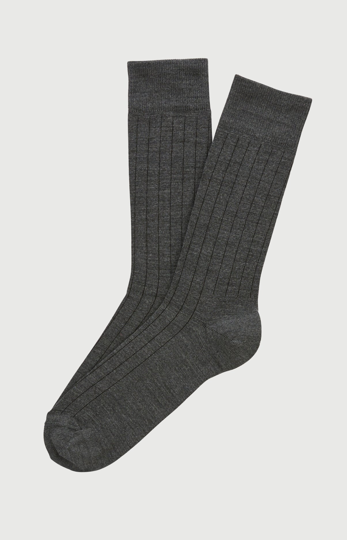 arthur-bob-chaussettes-homme-anthracite-laine-coton image 1
